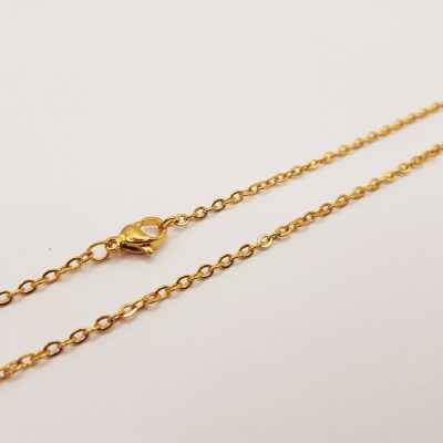 Halskette aus Edelstahl (Typ Ankerkette)