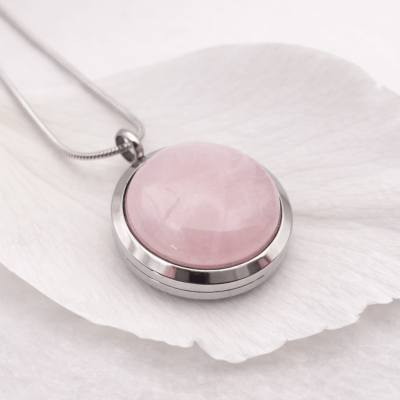 Tierhaar Schmuck, Haar Schmuck, Erinnerungsschmuck, Medaillon mit Edelstein