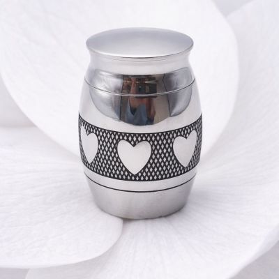 Mini Urne Herz, Gedenkurne, Kleinurne, kleine Urne Herz