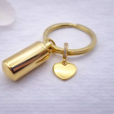 Asche Anhänger Herz, Schmuckurne, Urnen Anhänger Gold, Ascheschmuck