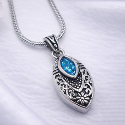 Ascheschmuck Blau, Schmuckurne, Urnen Anhänger, Asche Anhänger