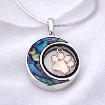 Schmuck für Asche von Hund, Ascheschmuck, Asche Anhänger Hund