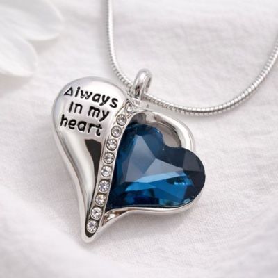 Ascheschmuck Herz, Asche Anhänger, Schmuckurne Herz, Gedenkschmuck