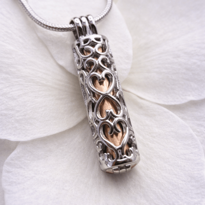 Ascheschmuck Herz, Schmuckurne, Urnen Anhänger Herz, Asche Anhänger