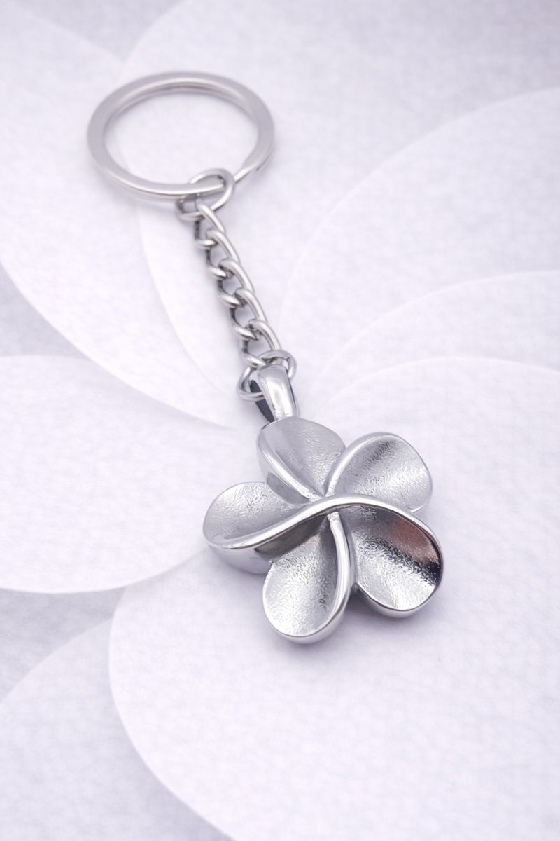 Ascheschmuck Schlüsselanhänger Blume, Schmuckurne, Urnen Anhänger, Asche Anhänger