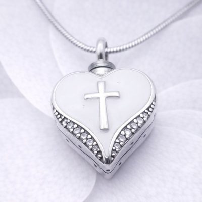 Schmuckurne Kreuz, Ascheschmuck, Urnen Anhänger, Erinnerungsschmuck