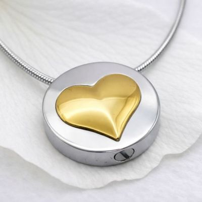 Ascheschmuck Herz, Schmuckurne Herz, Urnen Anhänger, Asche Anhänger