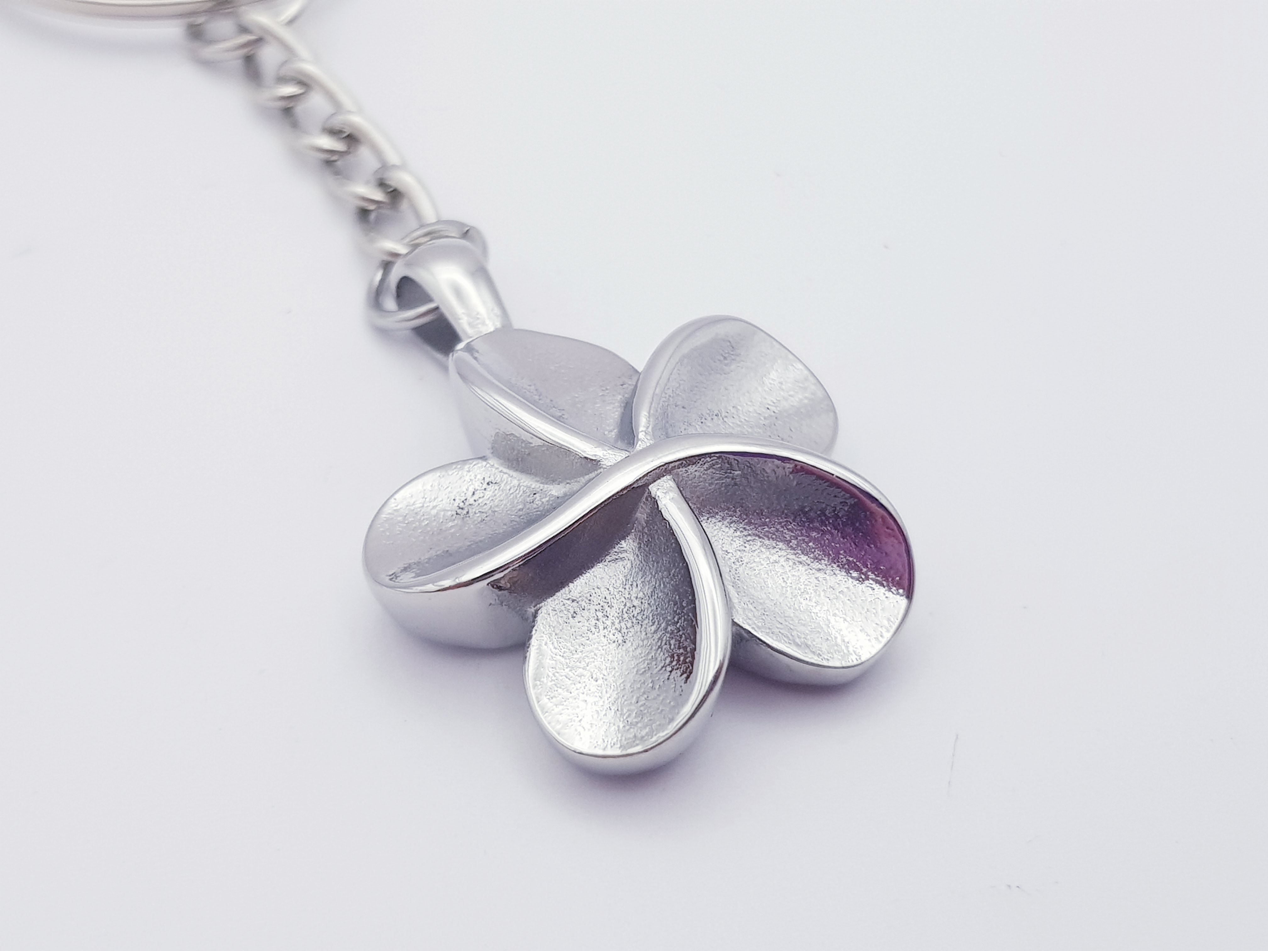 Schlüsselanhänger Ascheschmuck Blume – Bild 4