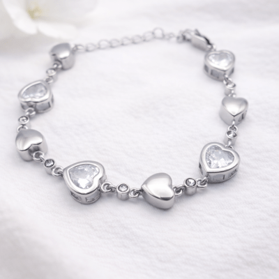 Ascheschmuck Armband Herz, Schmuckurne Herz, Urnen Armband, Gedenkschmuck