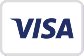 Visa-Karte akzeptierte Zahlungsmethode