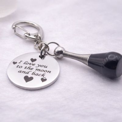 Asche Schlüsselanhänger, Ascheschmuck Mond, Schmuckurne, Urnen Anhänger