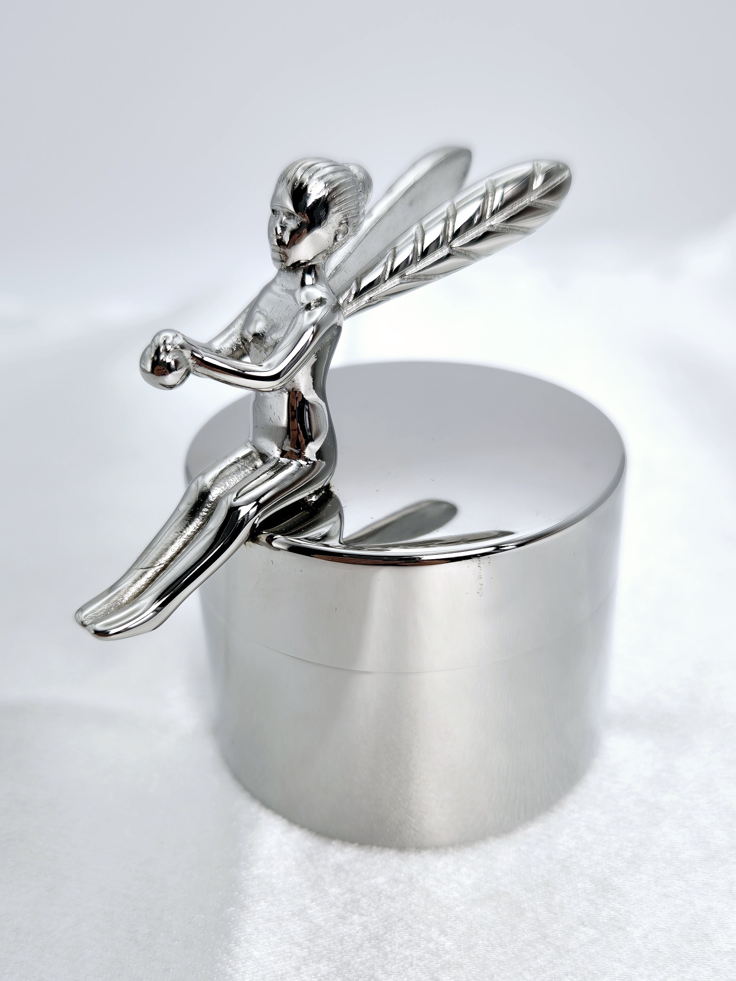 Mini Urne Schutzengel aus Edelstahl – Bild 2