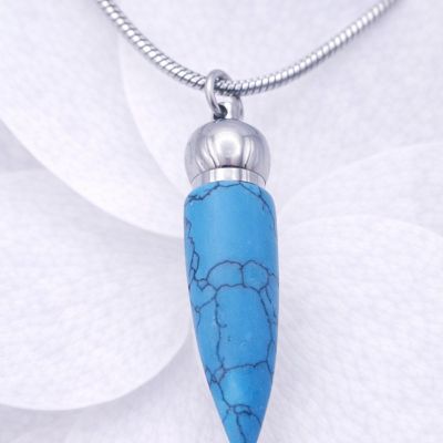 Schmuckurne Edelstein, Ascheschmuck, Urnen Anhänger, Erinnerungsschmuck