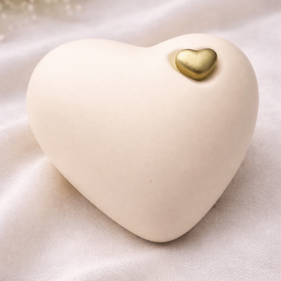 Mini Urne Herz, Gedenkurne Herz, Kleine Urne, Kleinurne