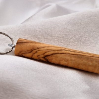 Ascheschmuck Zylinder aus Olivenholz