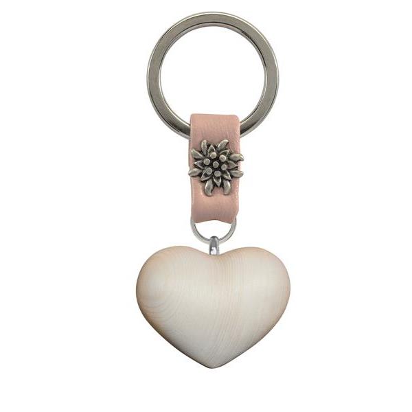 Ascheschmuck Schlüsselanhänger Herz rosa, Mini Urne, Urnen als Schlüsselanhänger