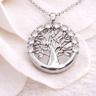 Ascheschmuck, Urnen Anhänger, Gedenkschmuck Baum des Lebens