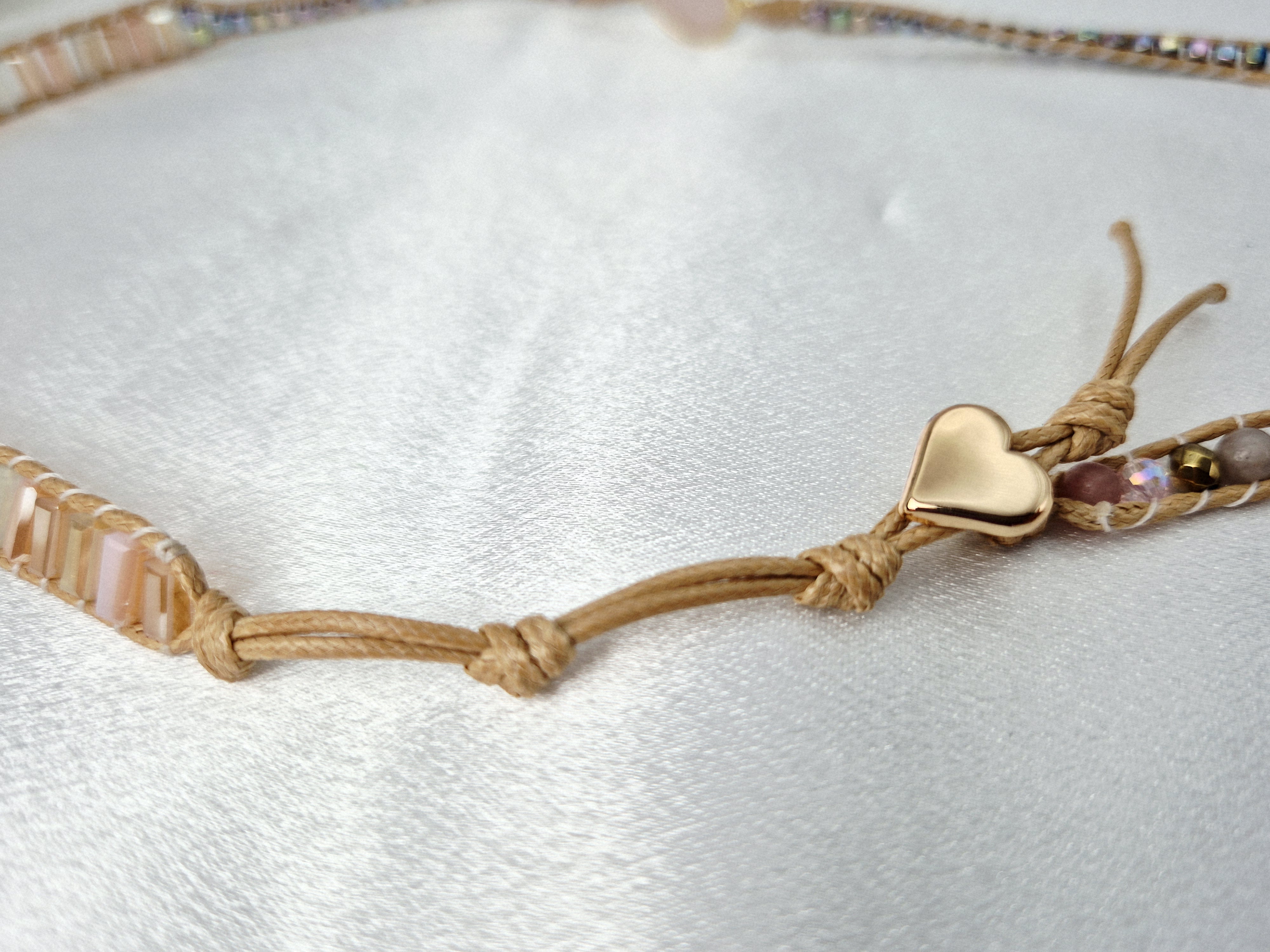 Ascheschmuck Wickelarmband Edelstein – Bild 7