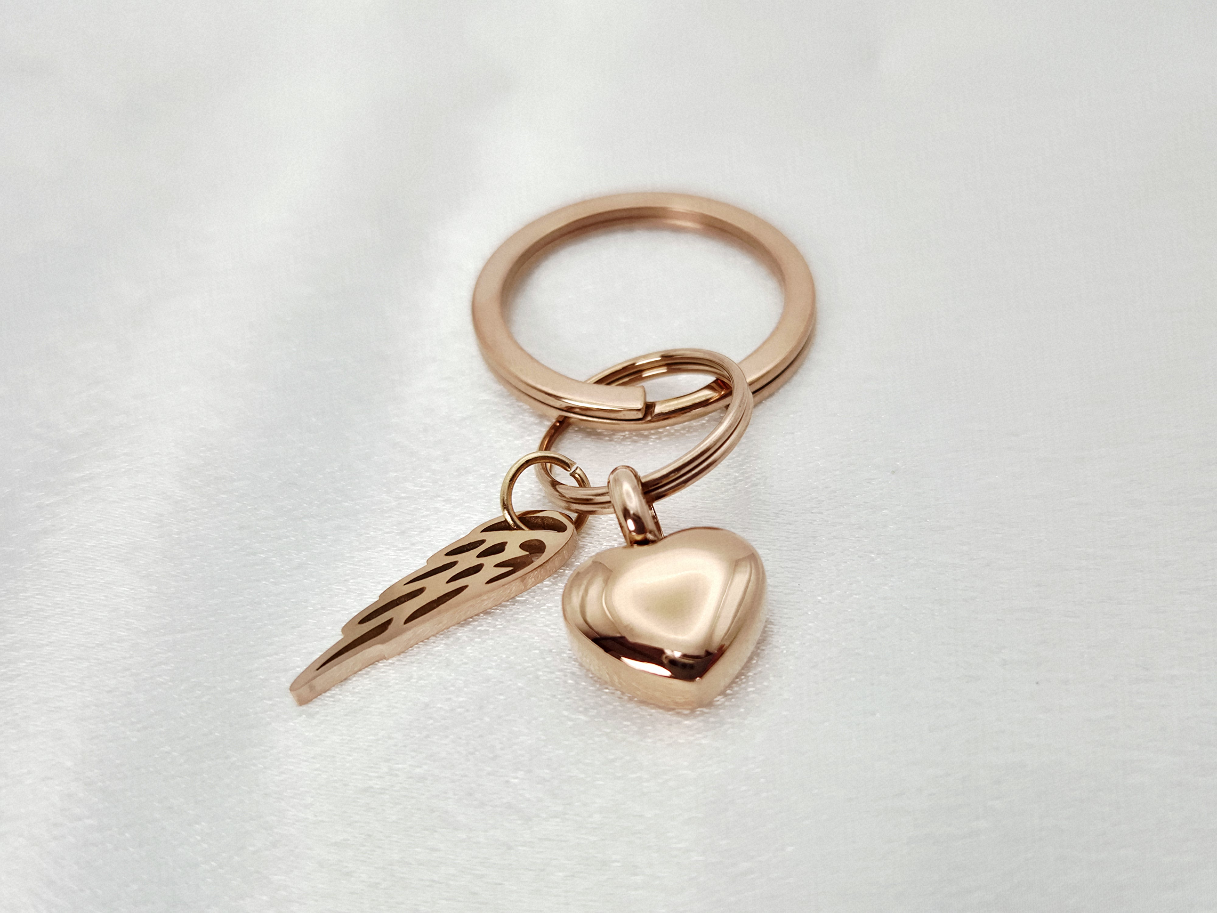 Ascheschmuck Schlüsselanhänger Herz