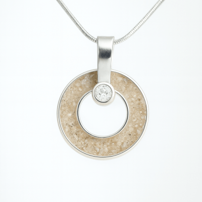 Asche Anhänger Kreis des Lebens, Urnen Anhänger