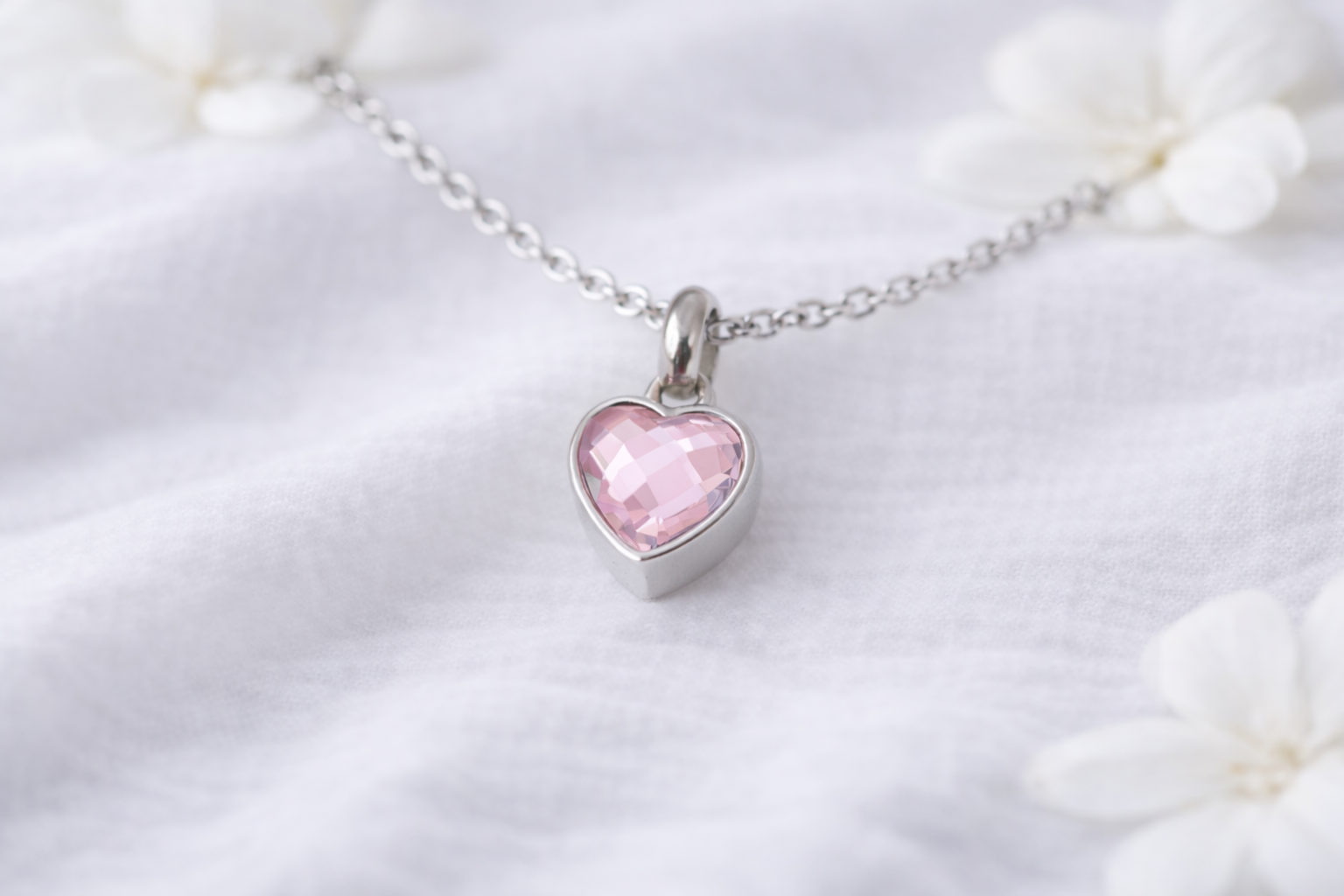 Asche Anhänger kleines Herz, Ascheschmuck Herz, Gedenkschmuck