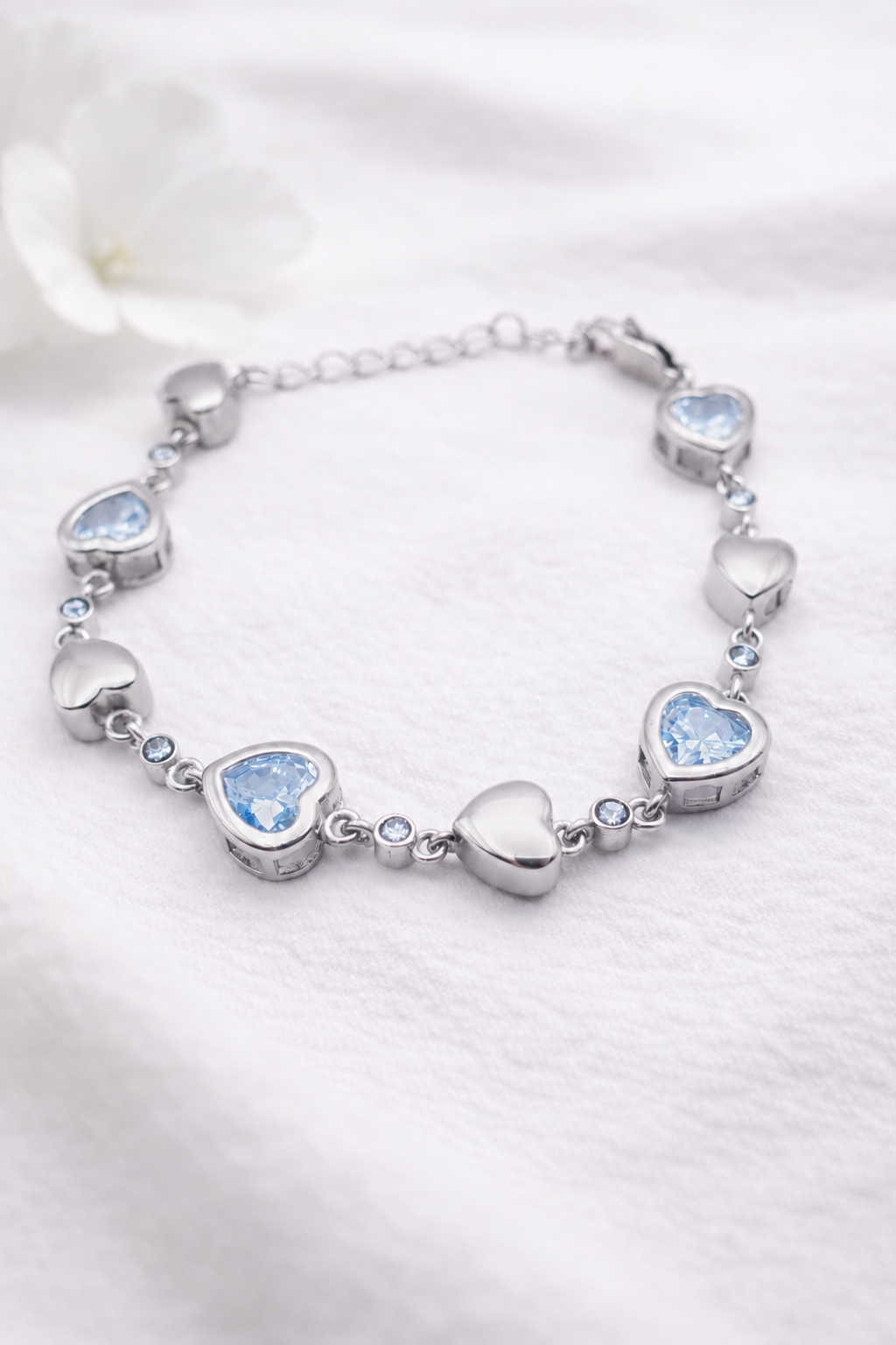 Erinnerungsschmuck Herz, Asche Armband, Gedenkschmuck Armband