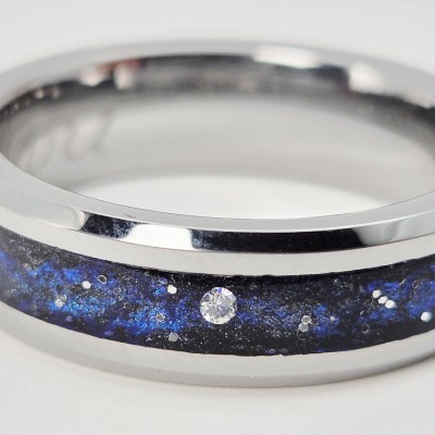 Erinnerungsschmuck Ring, Asche Ring, Ring mit Asche, Memorial Ring, Kremationsring