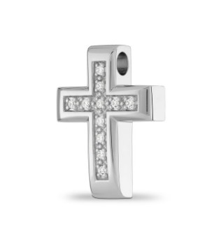 Ascheschmuck Kreuz mit oder ohne Zirkonias (925 Sterling Silber) – Bild 6