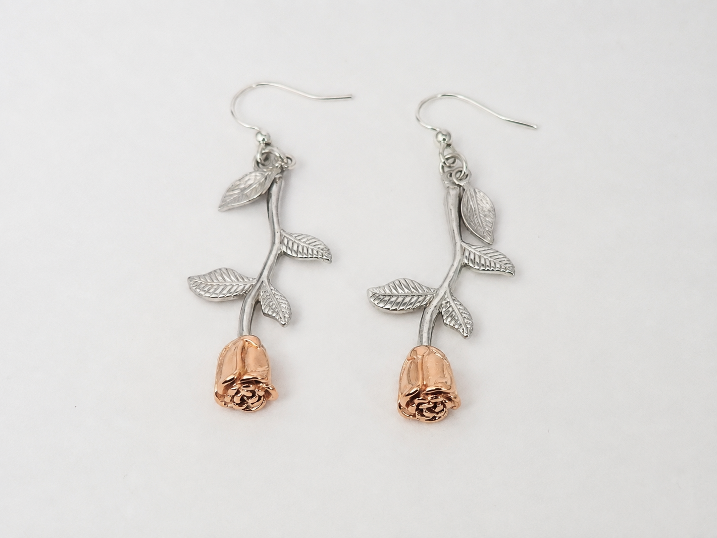Ascheschmuck Ohrringe Blume, Erinnerungsschmuck