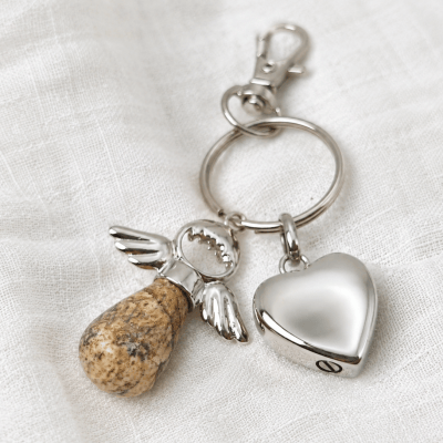 Asche Anhänger Schlüsselanhänger, Ascheschmuck Schlüsselbund